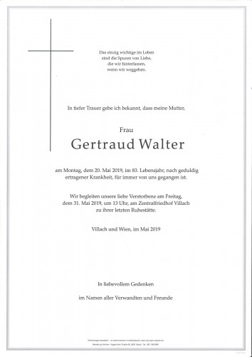 Gertraud Walter