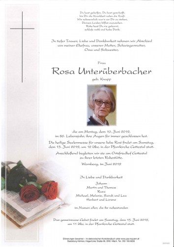 Rosa Unterüberbacher