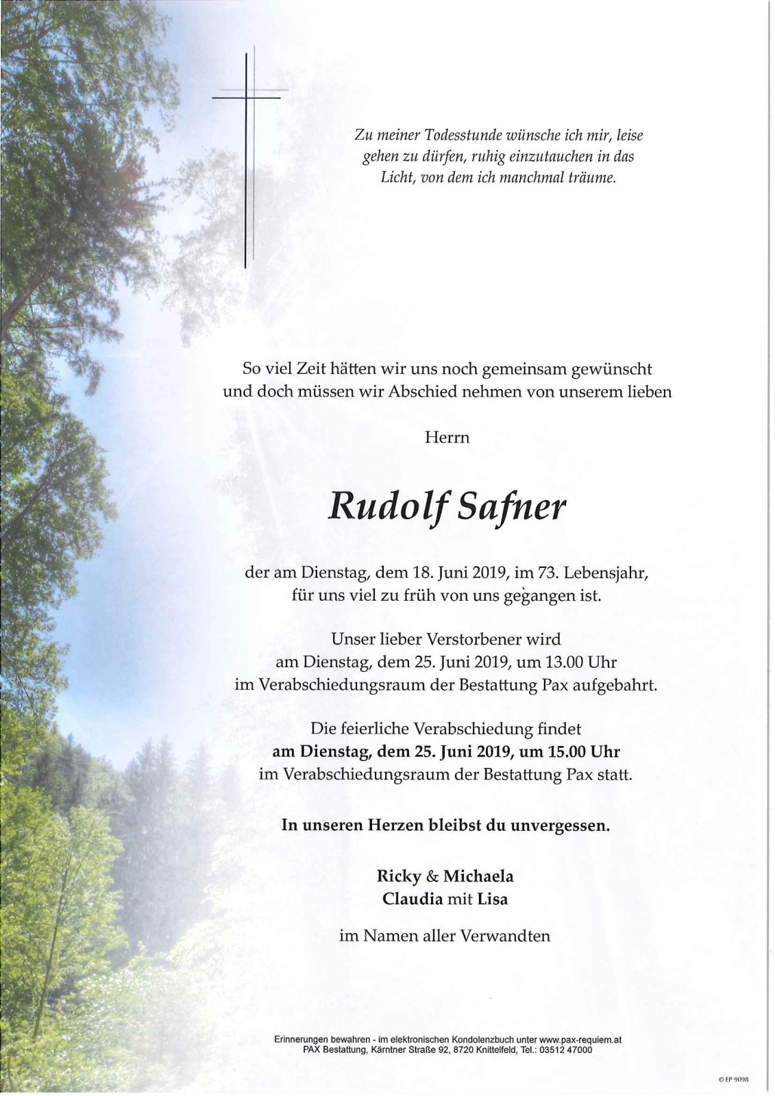Parte Rudolf Safner