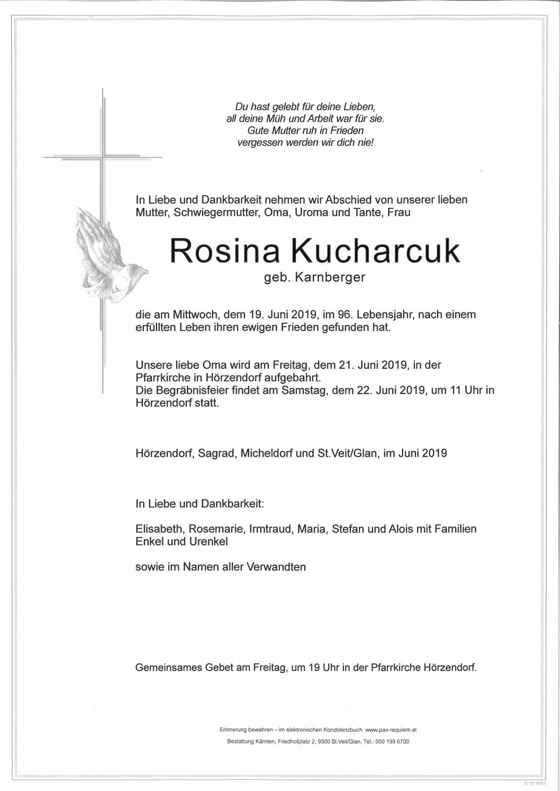 Parte Rosina Kucharcuk