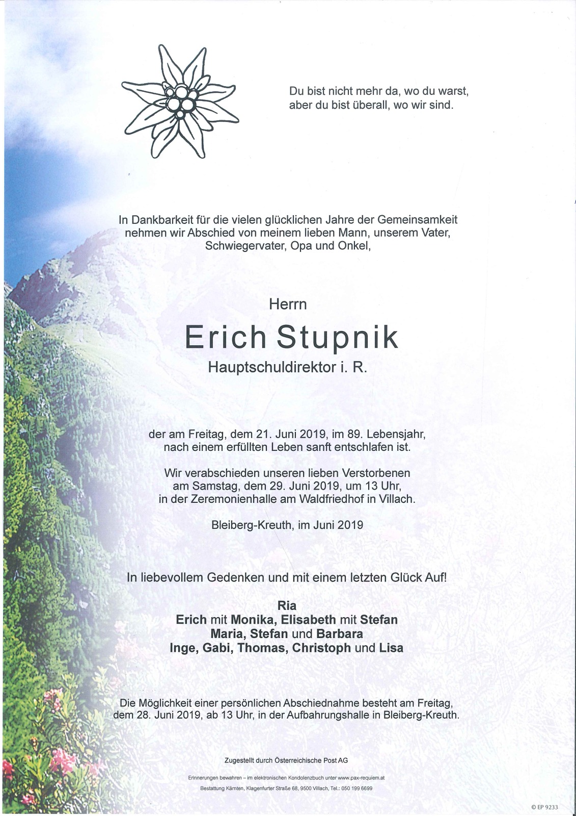 Parte Erich Stupnik