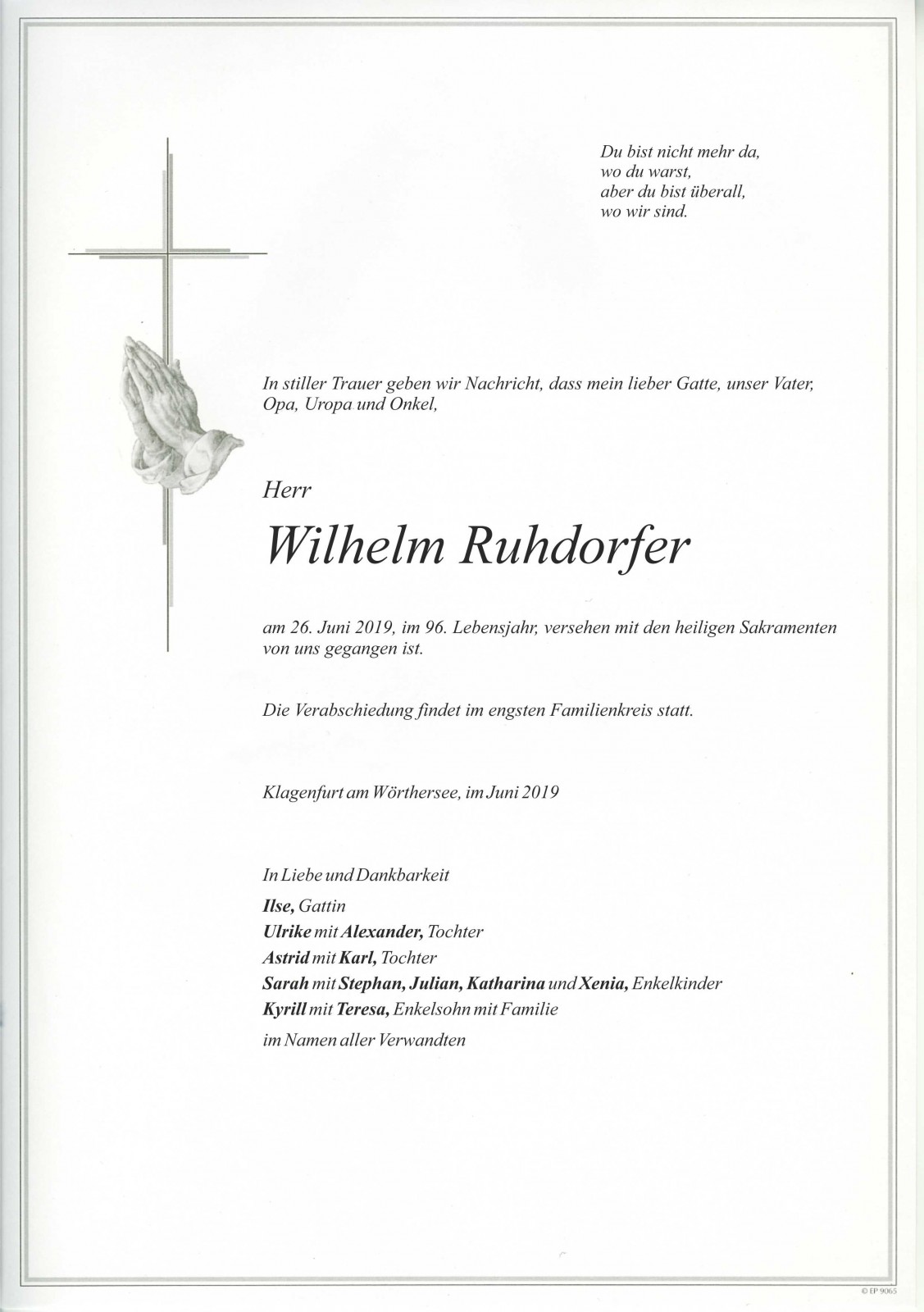 Parte Wilhelm Ruhdorfer