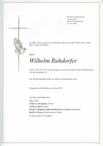 Wilhelm Ruhdorfer