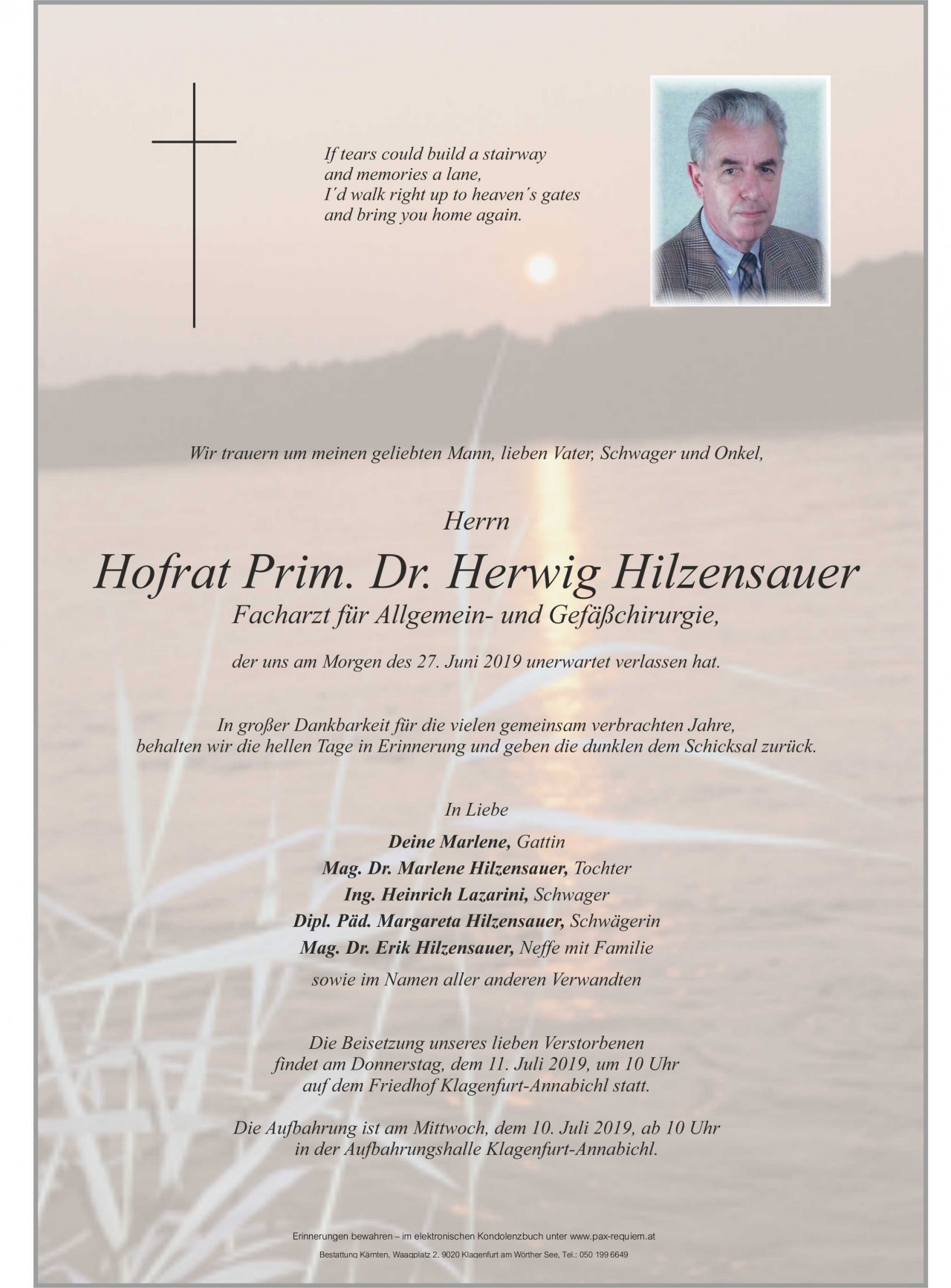 Parte Dr. Herwig Hilzensauer