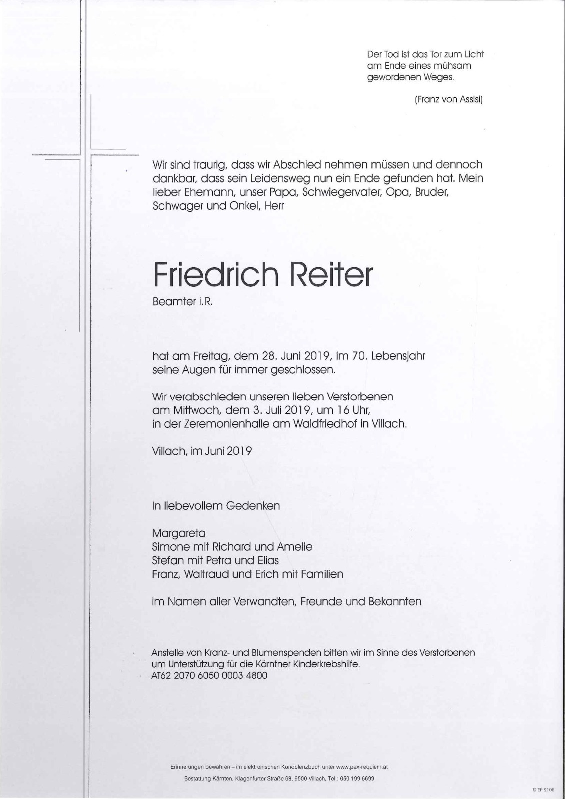 Parte Friedrich Reiter