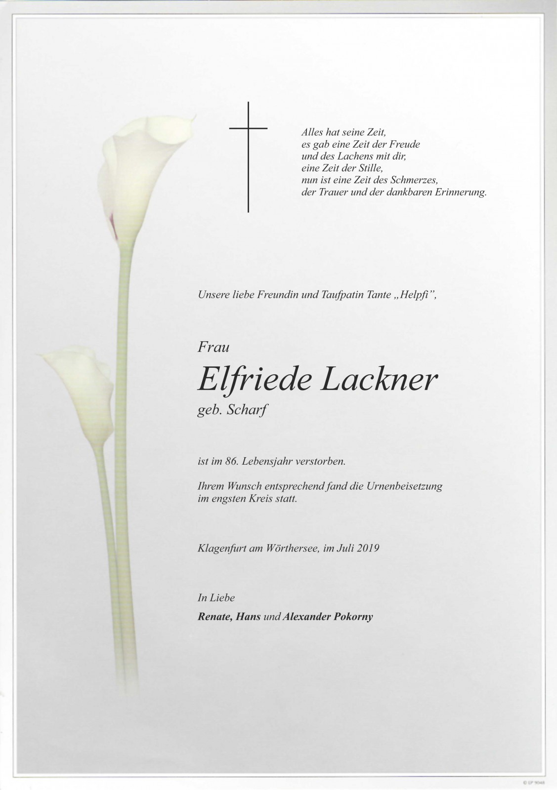 Parte Elfriede Lackner