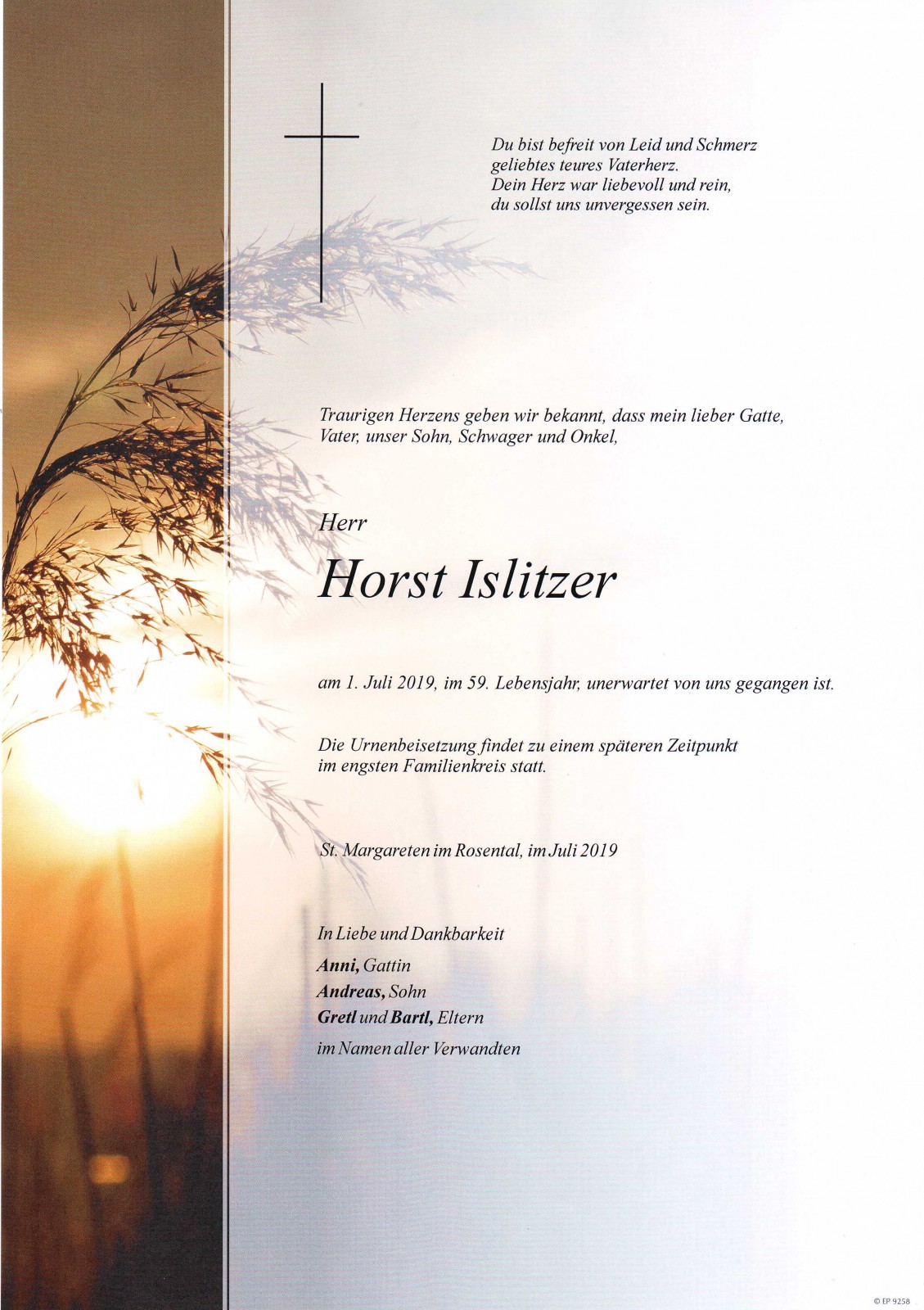 Parte Horst Islitzer