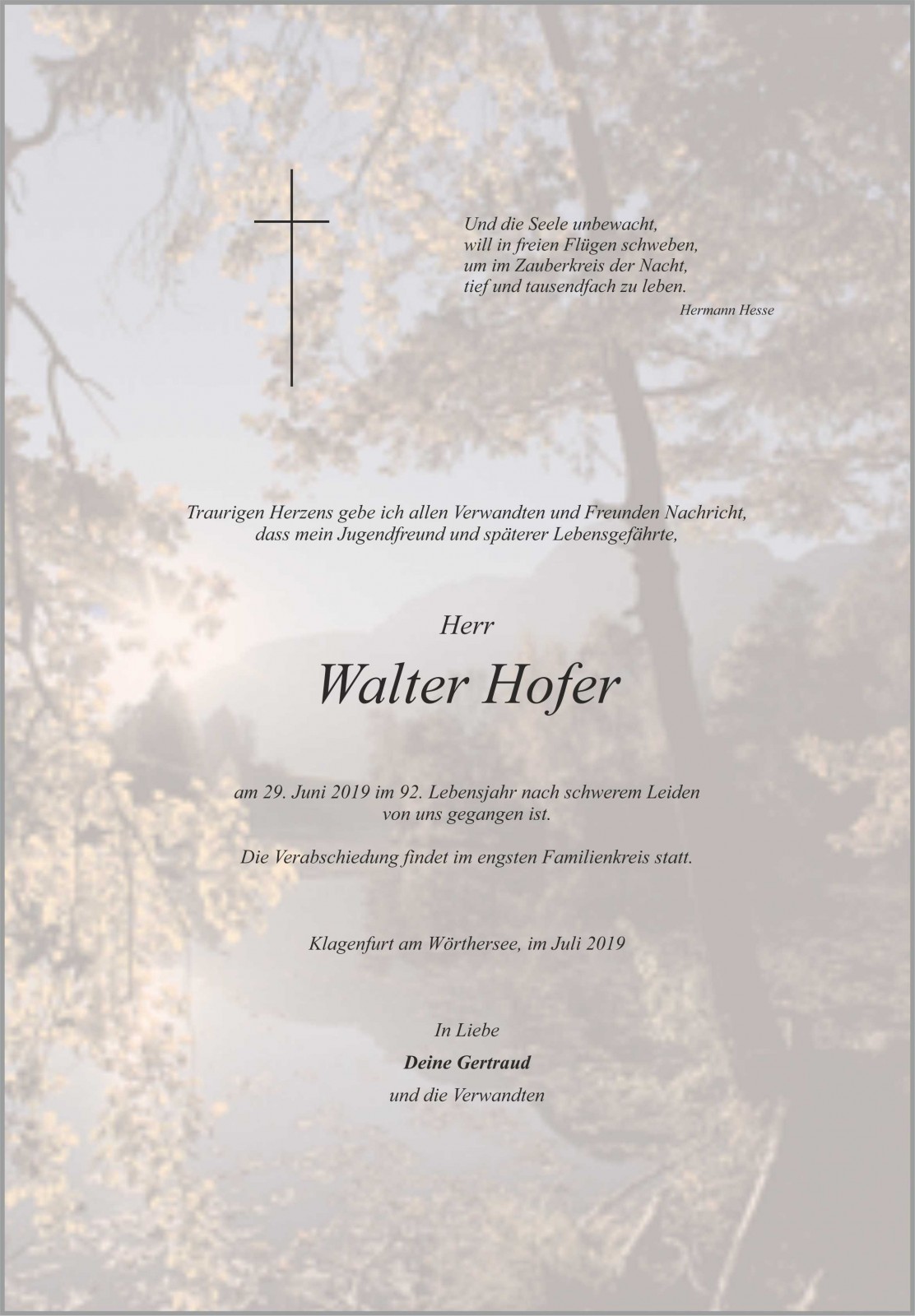 Parte Walter Hofer