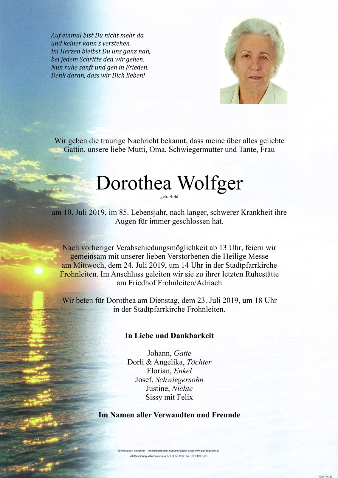 Parte Dorothea Wolfger