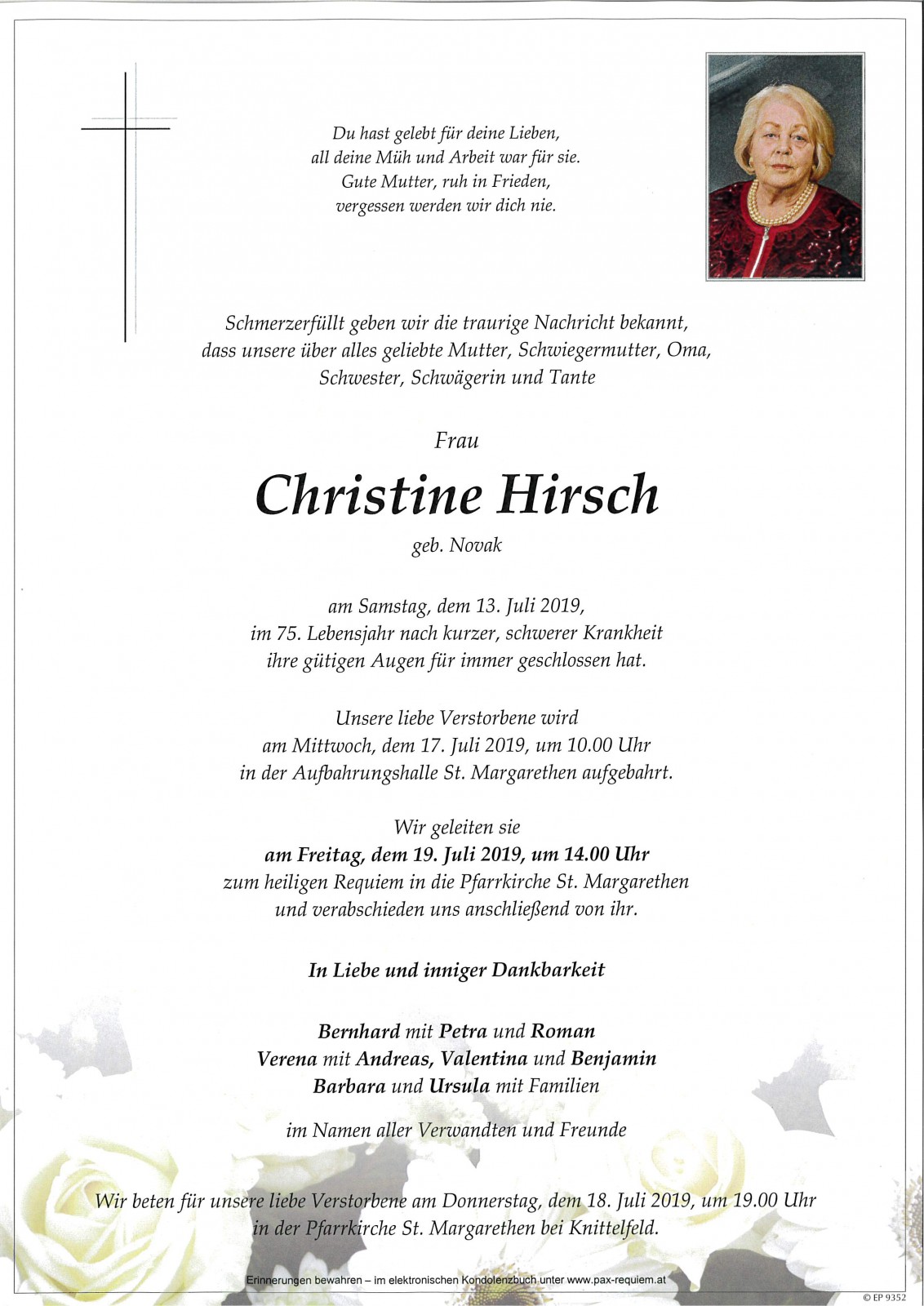 Parte Christine Hirsch