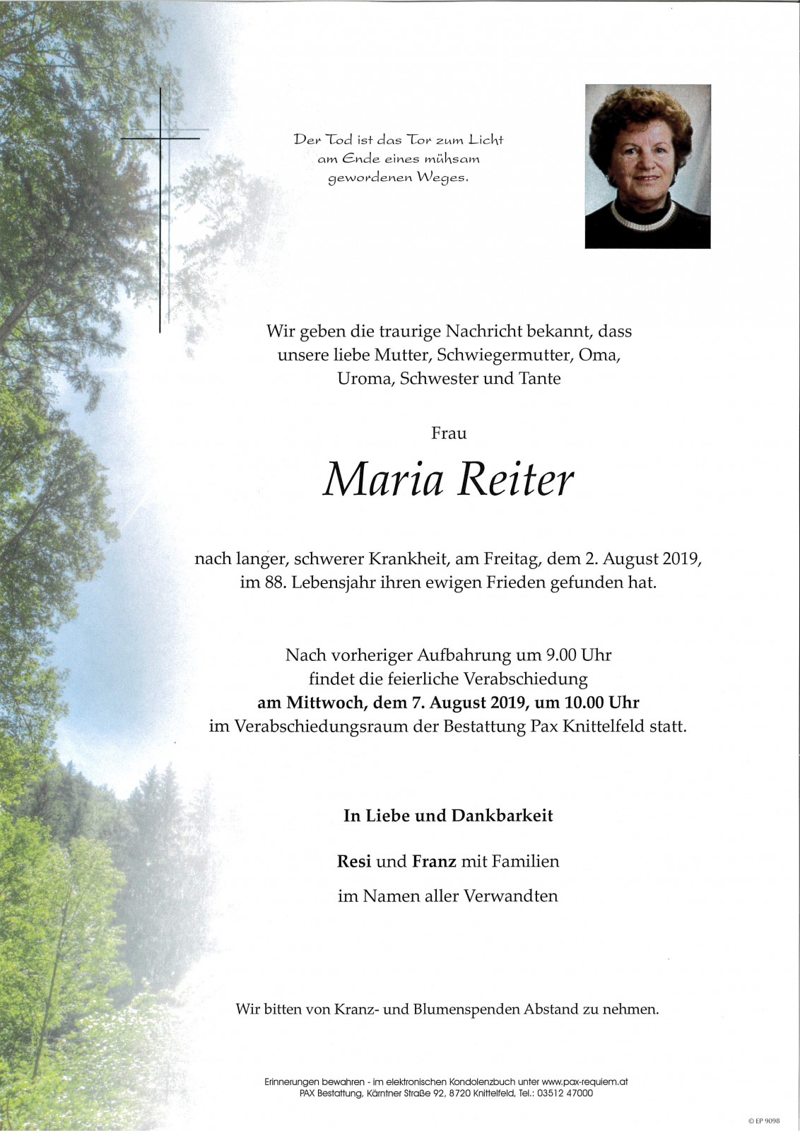 Parte Maria Reiter