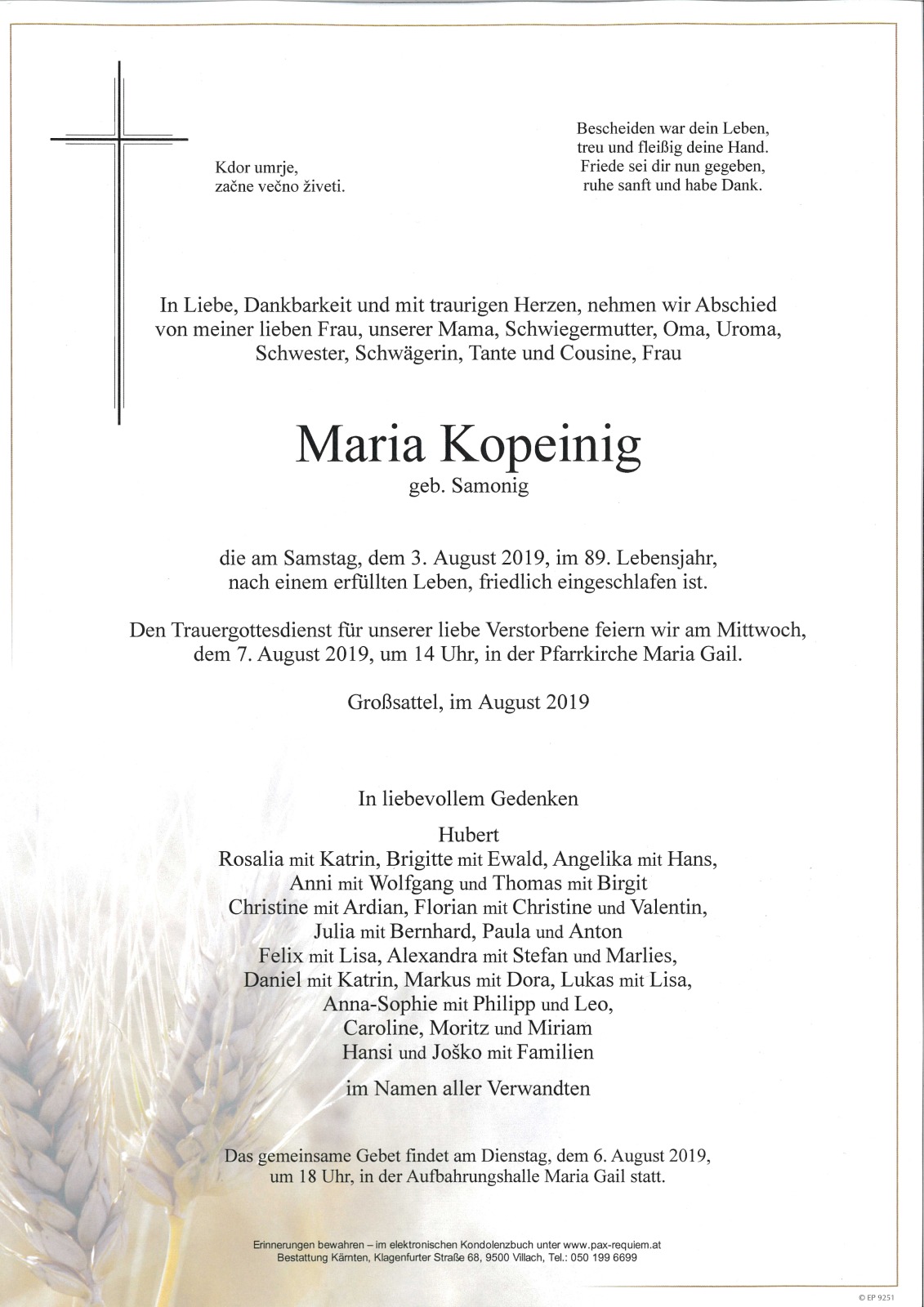Parte Maria Kopeinig
