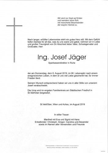 Ing. Josef Jäger