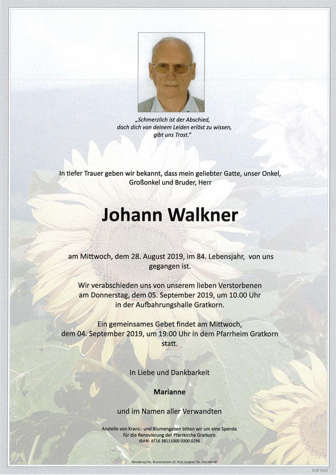 Parte Johann Walkner