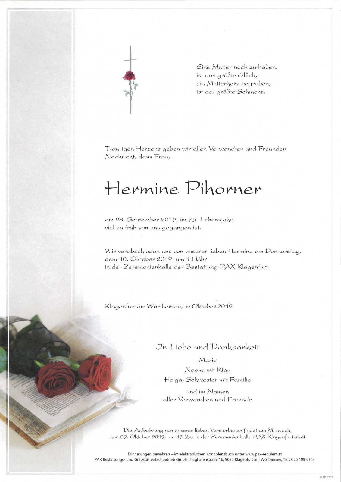 Parte Hermine Helene Pihorner