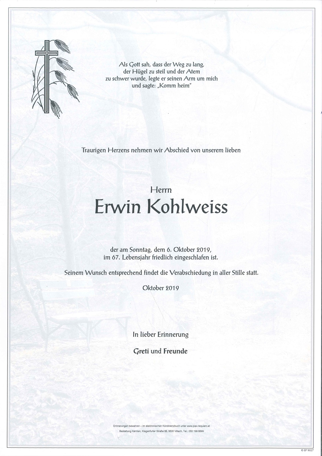 Parte Erwin Kohlweiss
