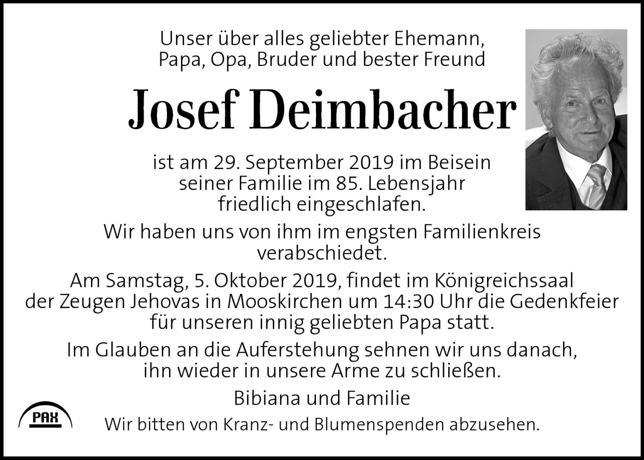 Parte Josef Deimbacher