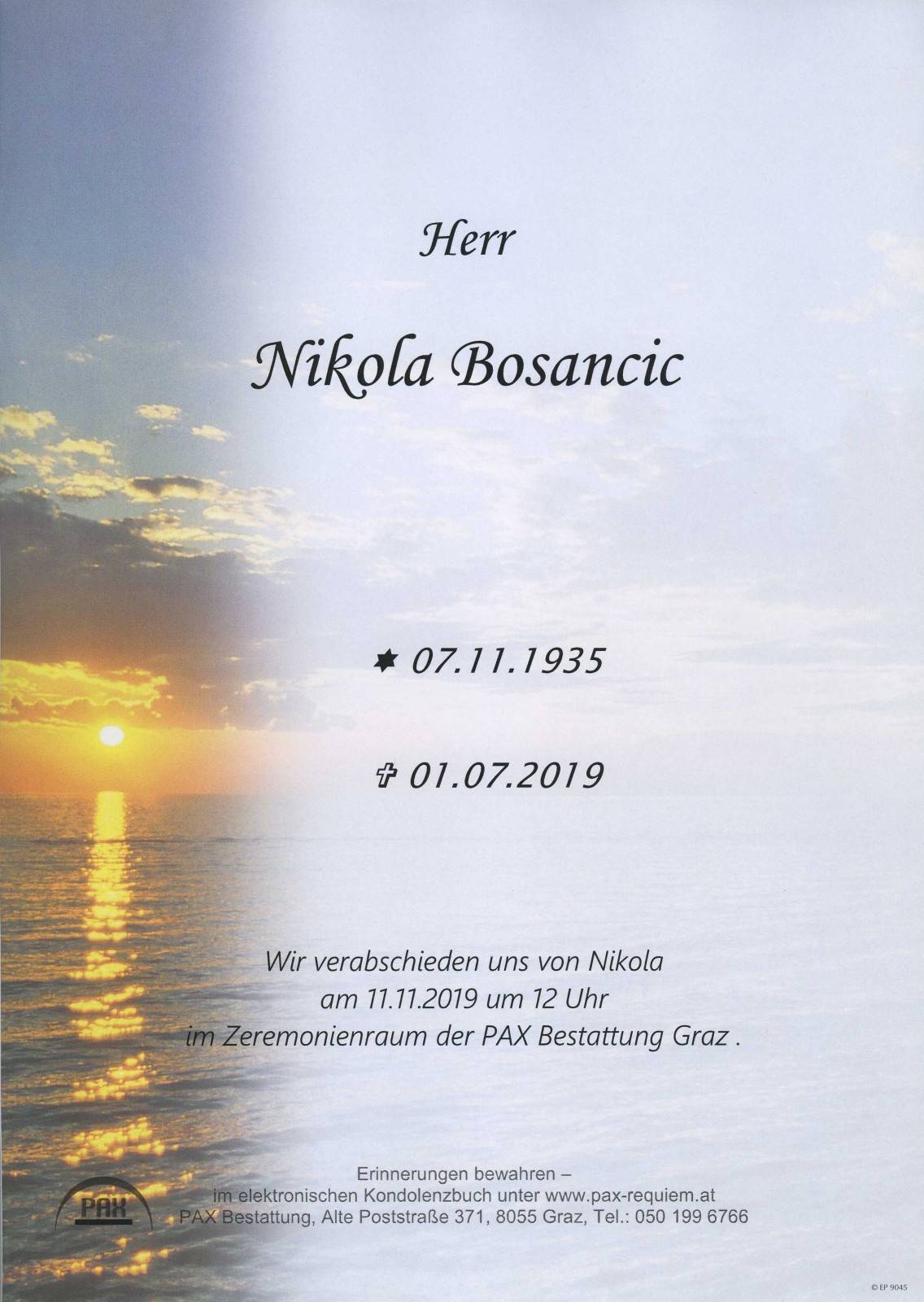 Parte Nikola Bosancic