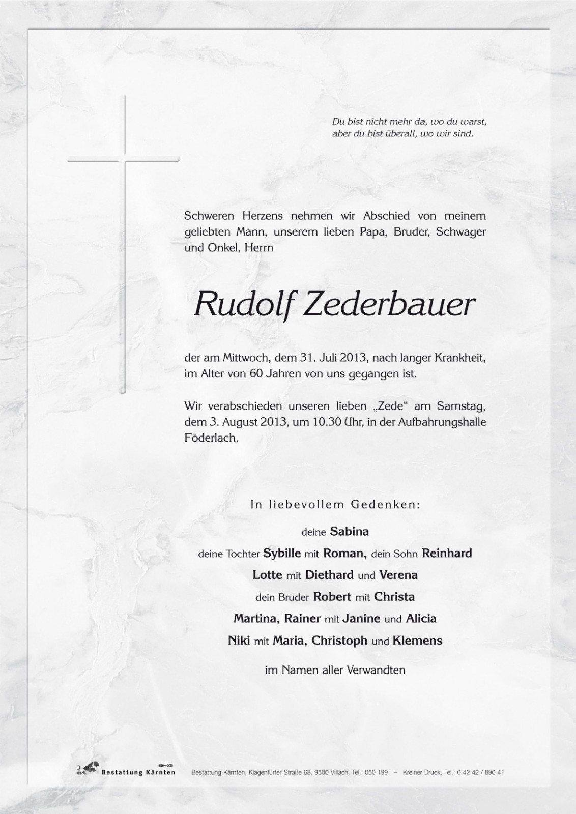 Parte Rudolf Zederbauer