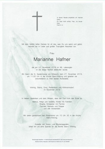 Marianne Hafner