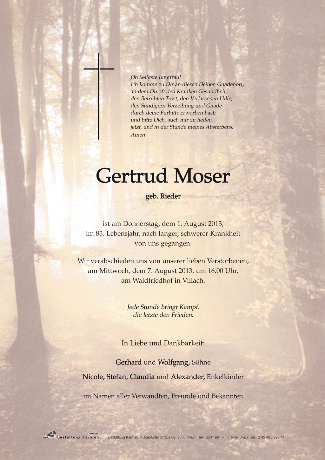 Parte Gertrud Maria Moser