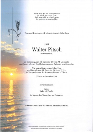 Walter Pitsch