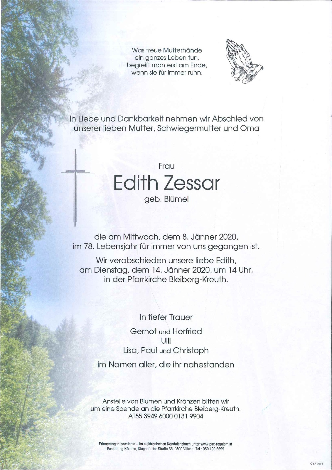 Parte Edith Zessar