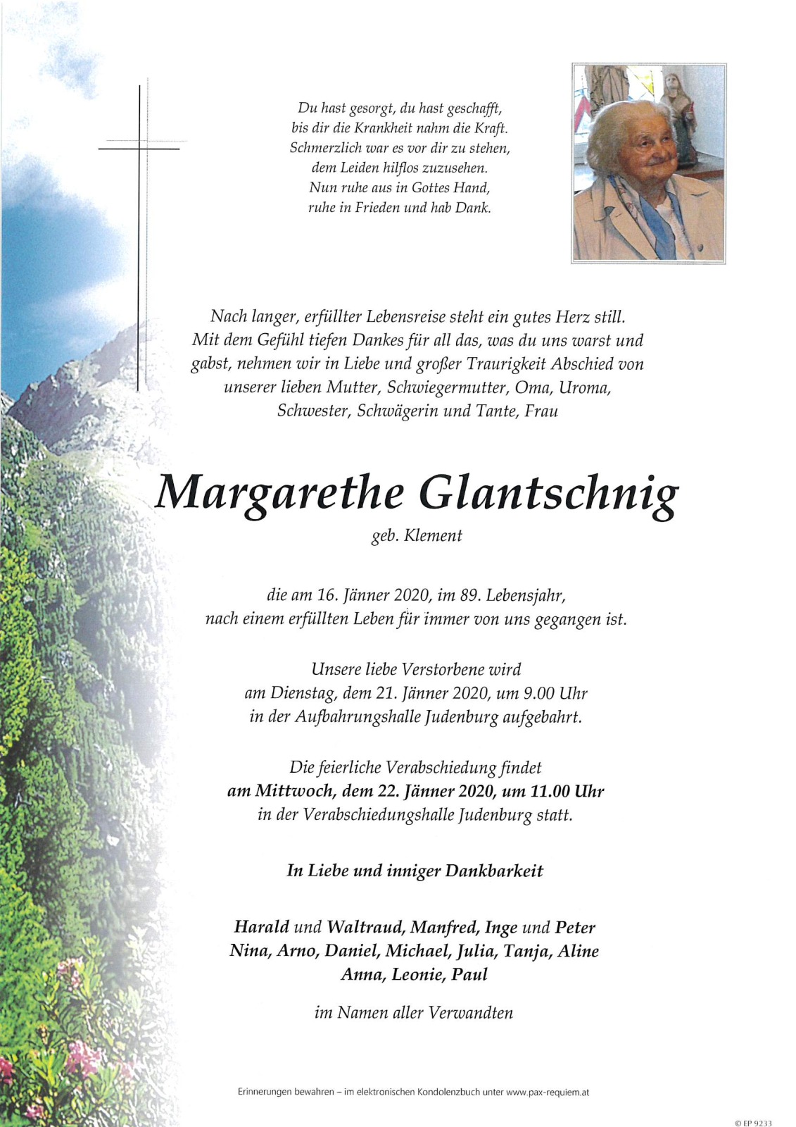 Parte Margarethe Glantschnig