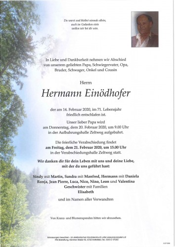 Hermann Einödhofer