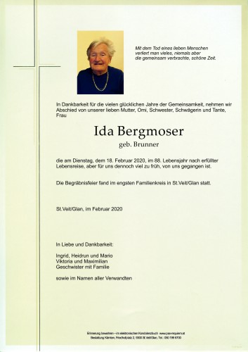 Ida Bergmoser
