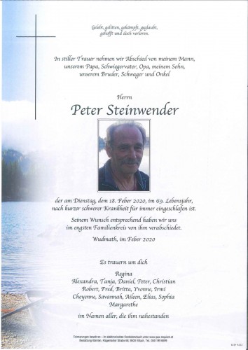 Peter Steinwender