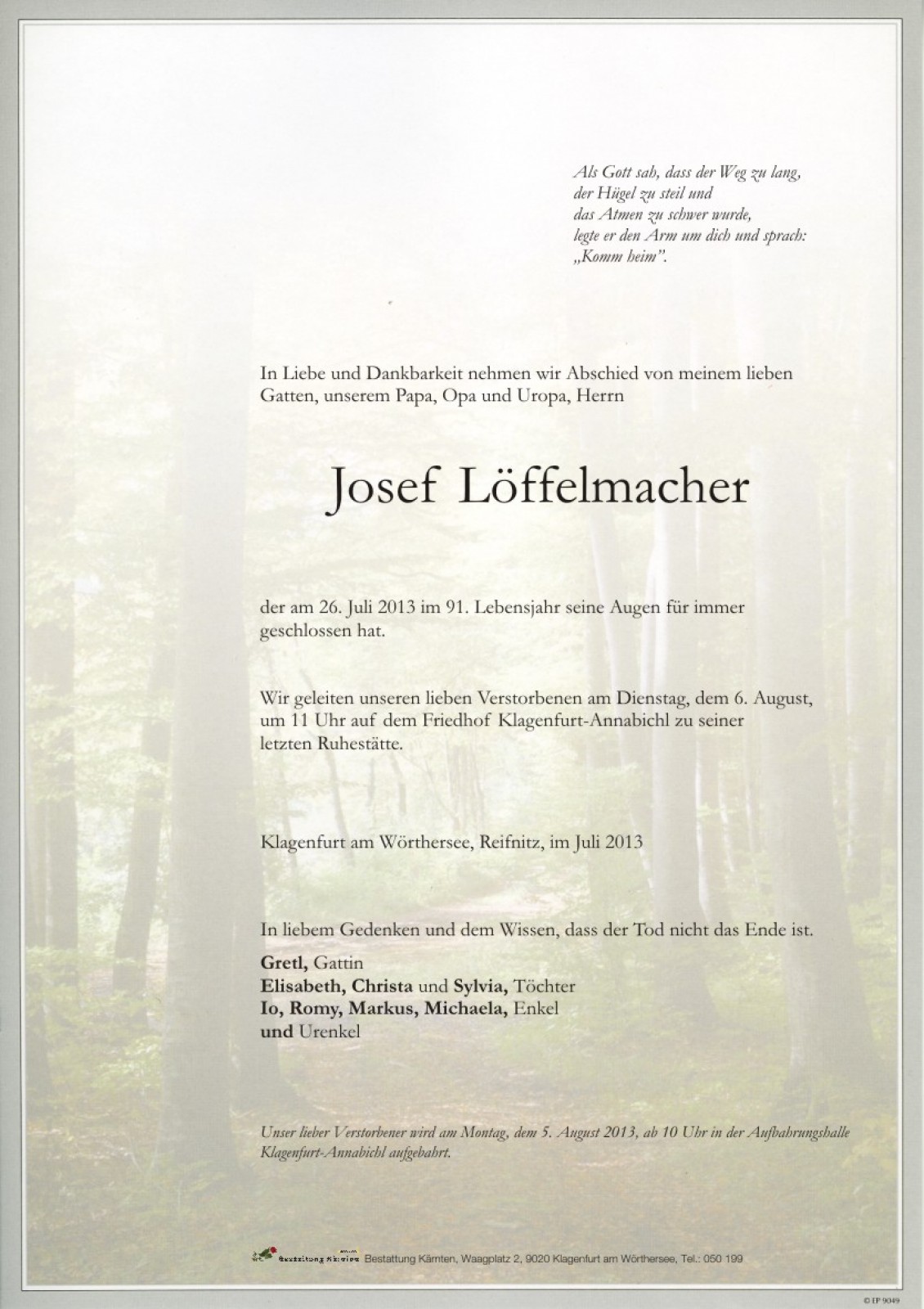 Parte Josef Löffelmacher