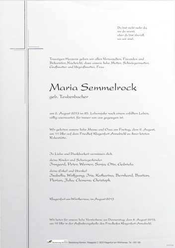 Maria Semmelrock
