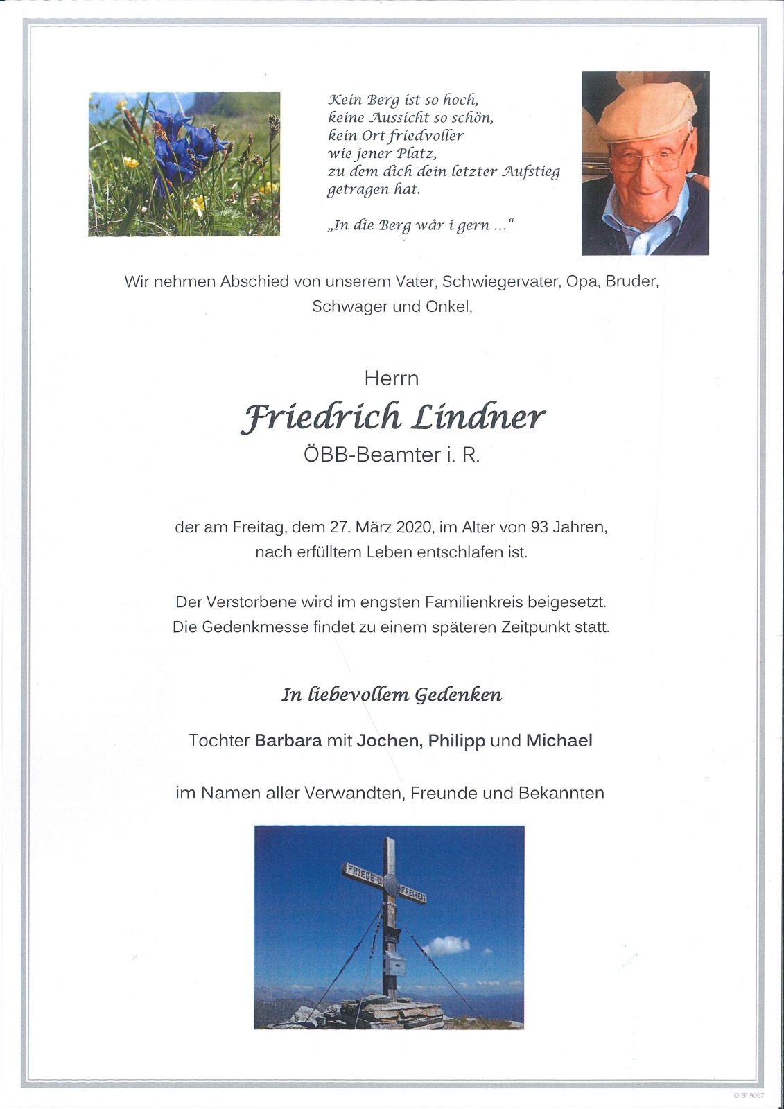 Parte Friedrich Lindner