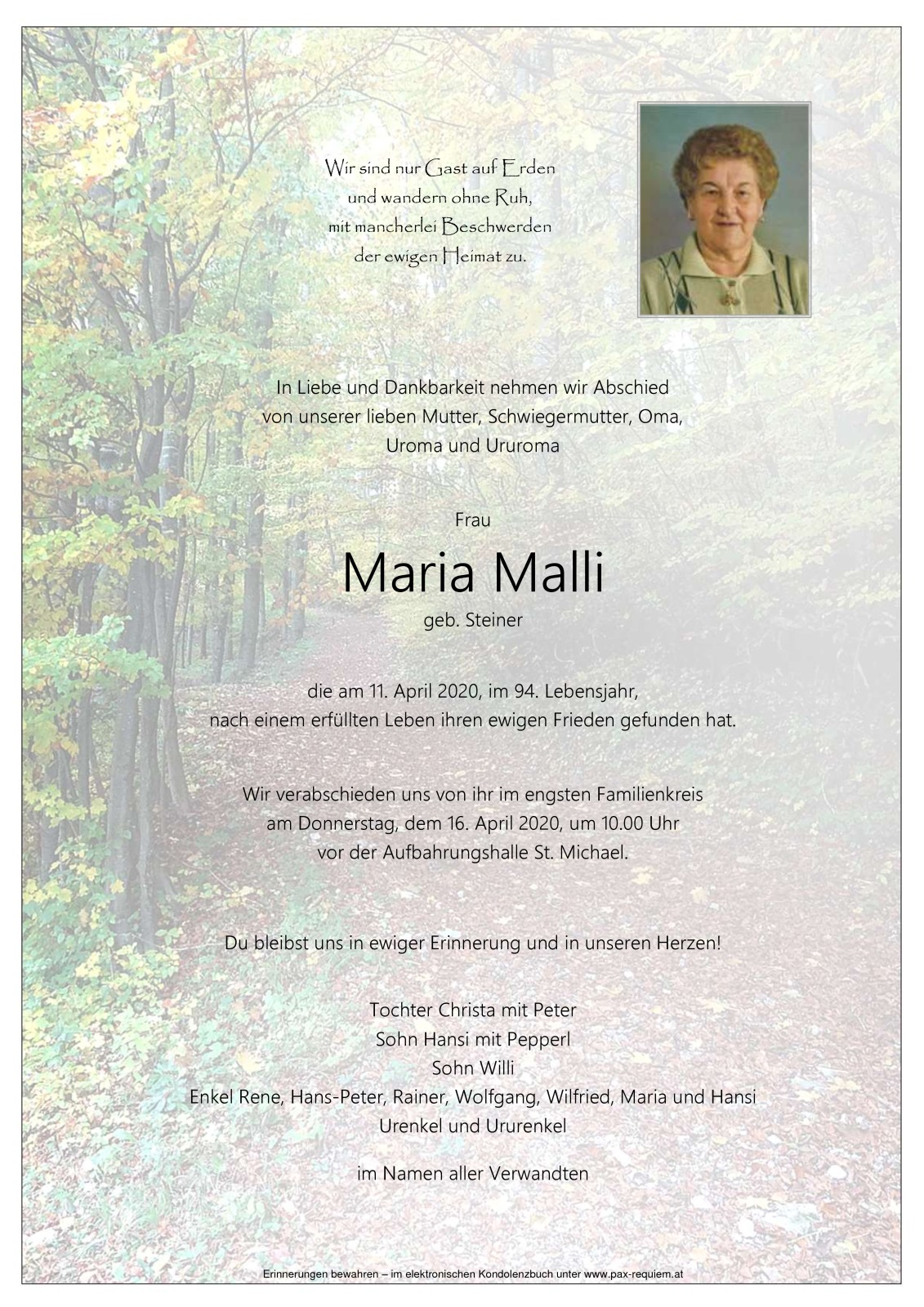 Parte Maria Malli