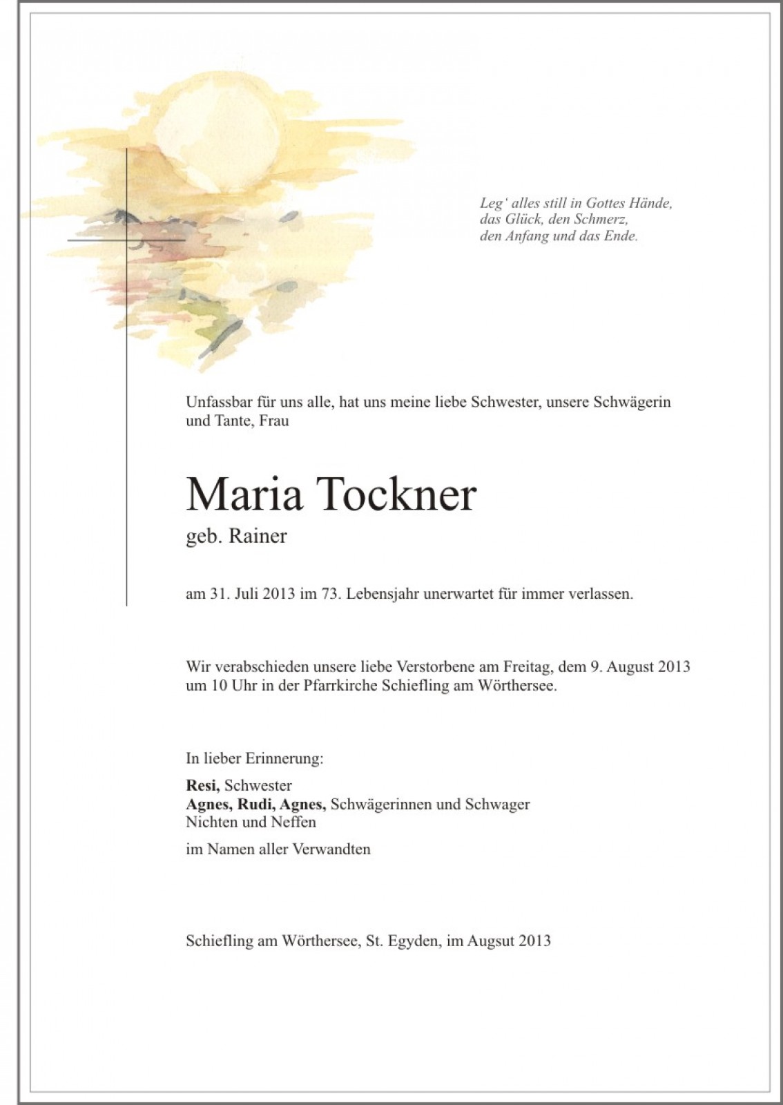Parte Maria Tockner