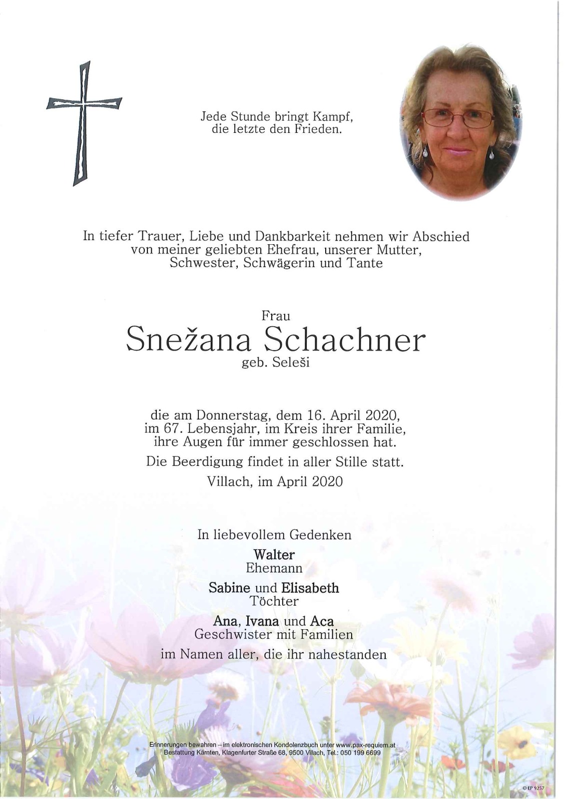 Parte Snezana Schachner geb. Selesi