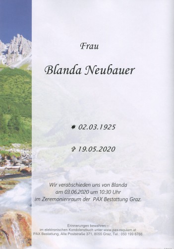 Blanda Neubauer