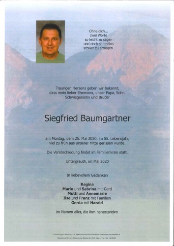 Siegfried Baumgartner