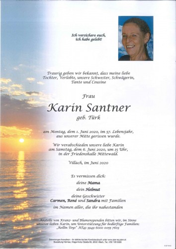 Karin Santner geb. Türk