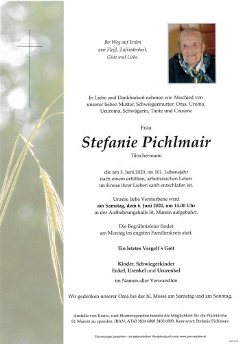 Stefanie Pichlmair, vlg. Tiltscher