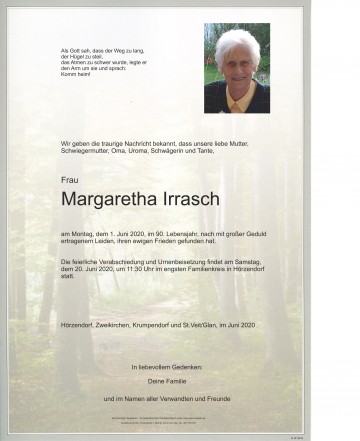 Margaretha Irrasch
