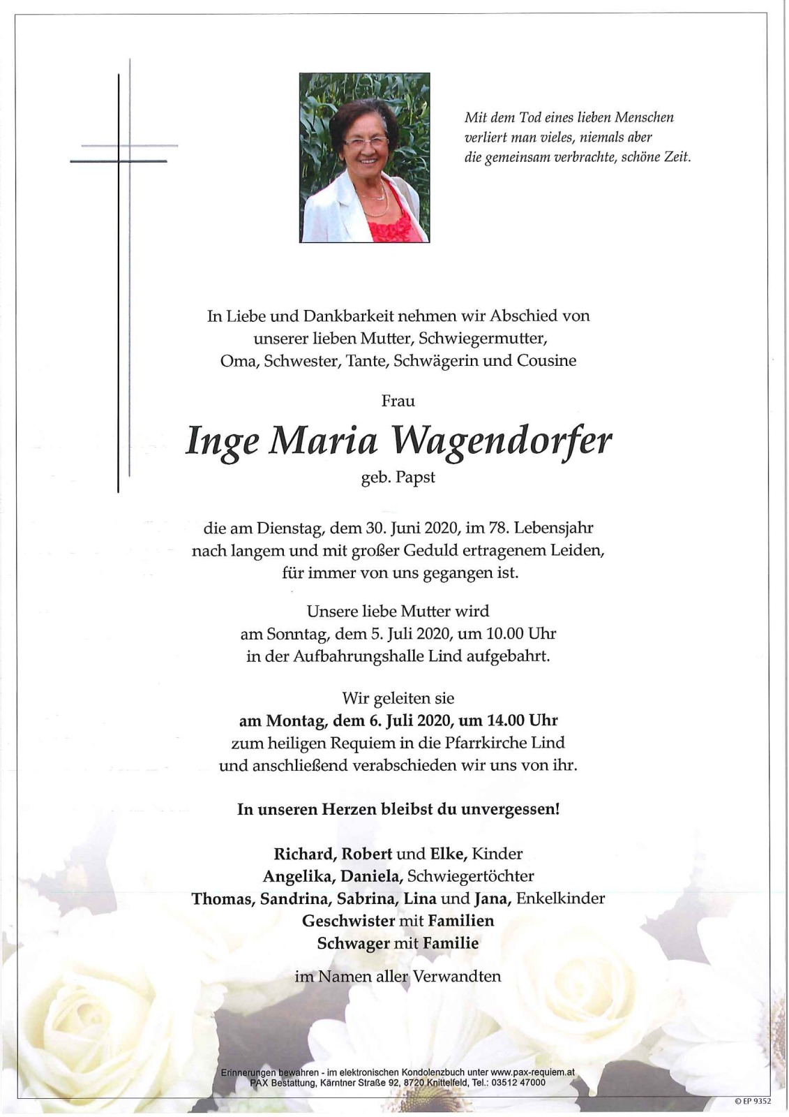 Parte Inge Maria Wagendorfer