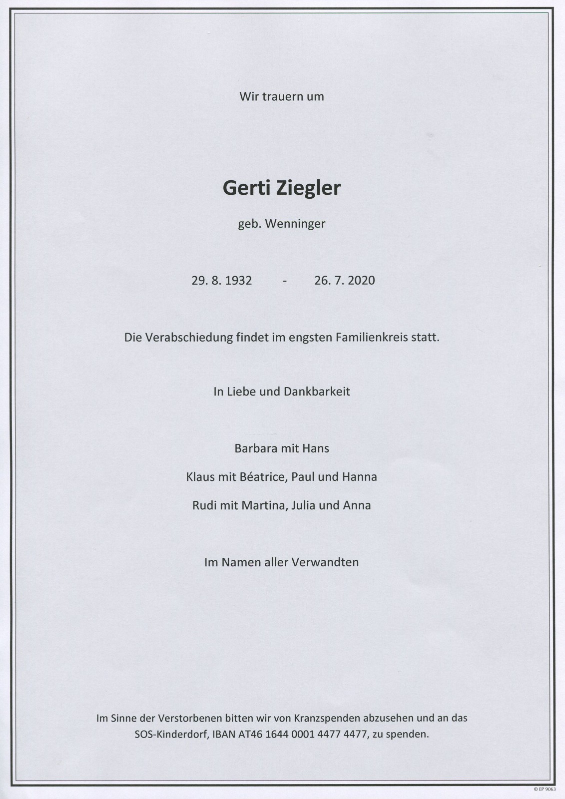 Parte Gertrude Ziegler