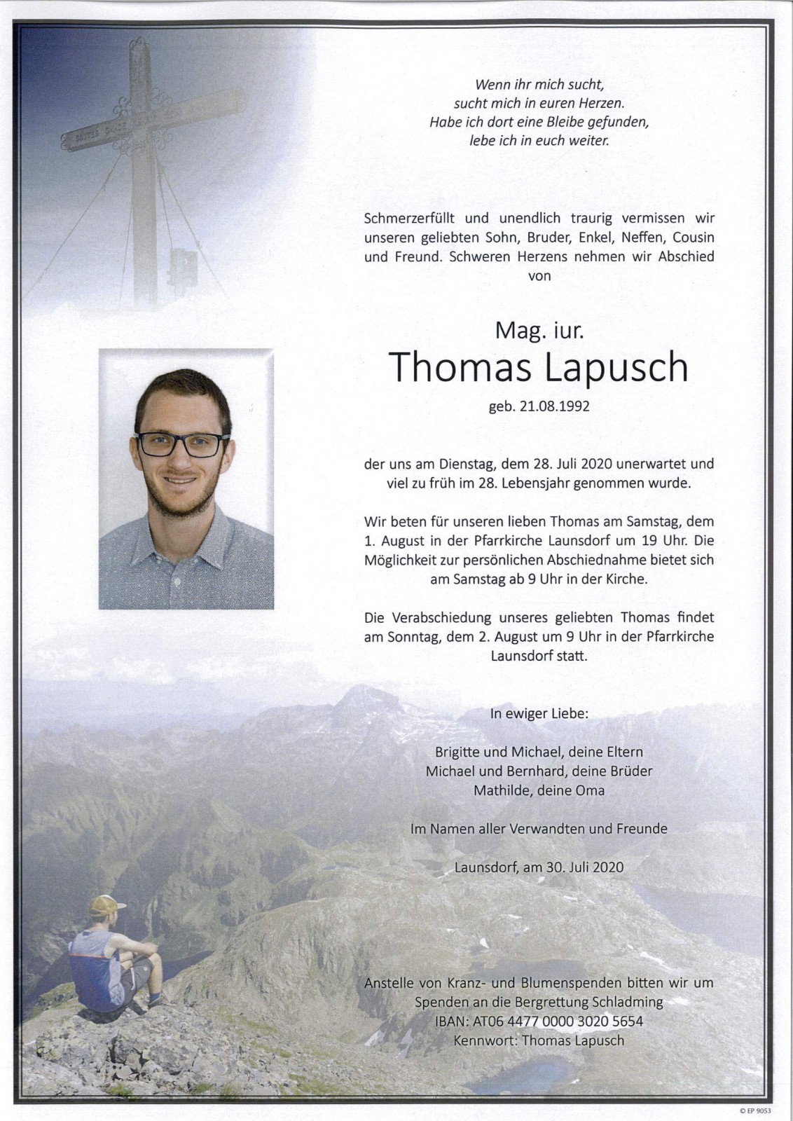 Parte Mag. iur. Thomas Lapusch