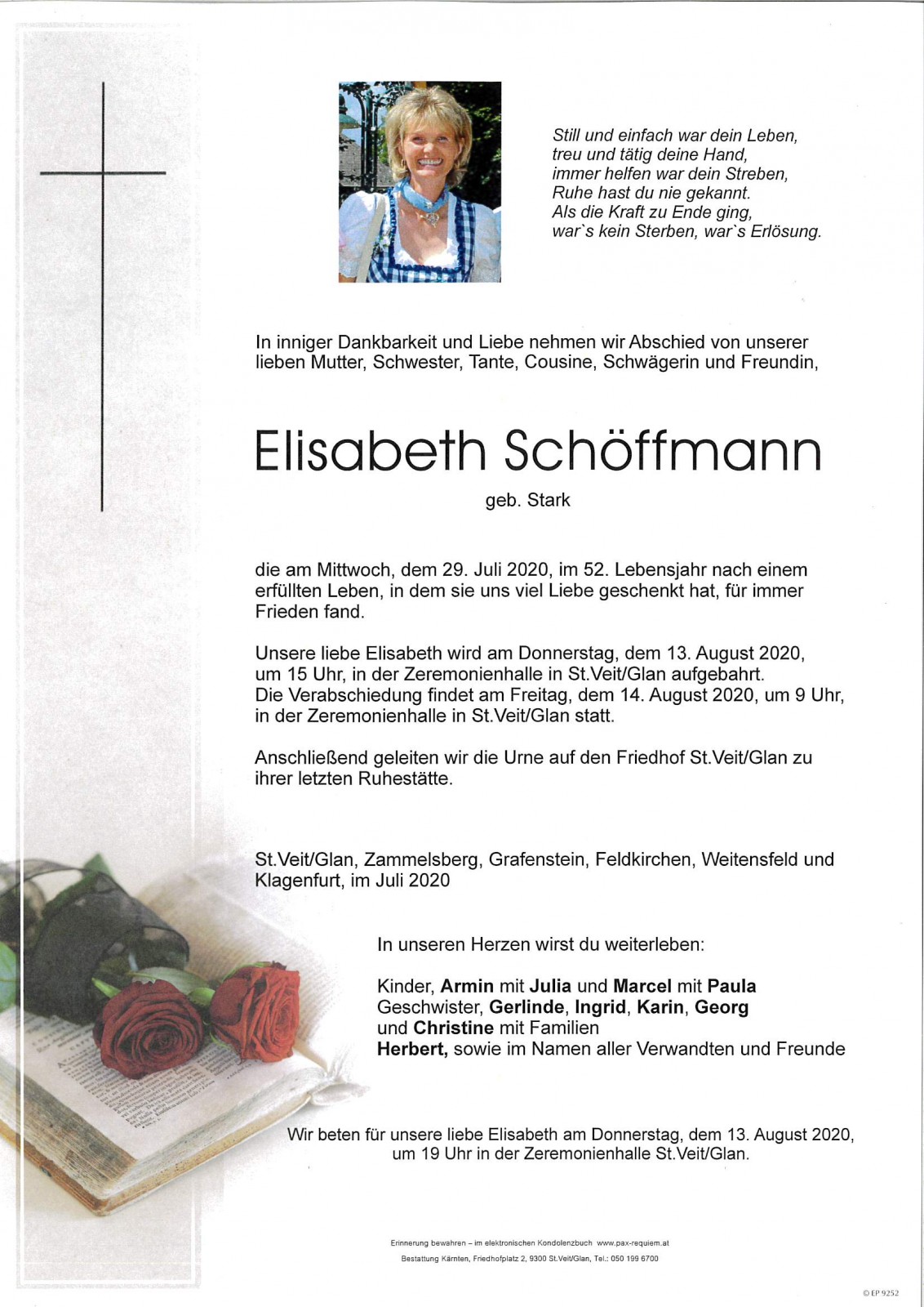 Parte Elisabeth Schöffmann  geb. Stark