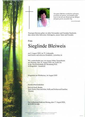 Sieglinde Bleiweis