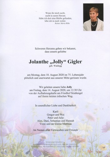 Jolanthe "Jolly" Gigler