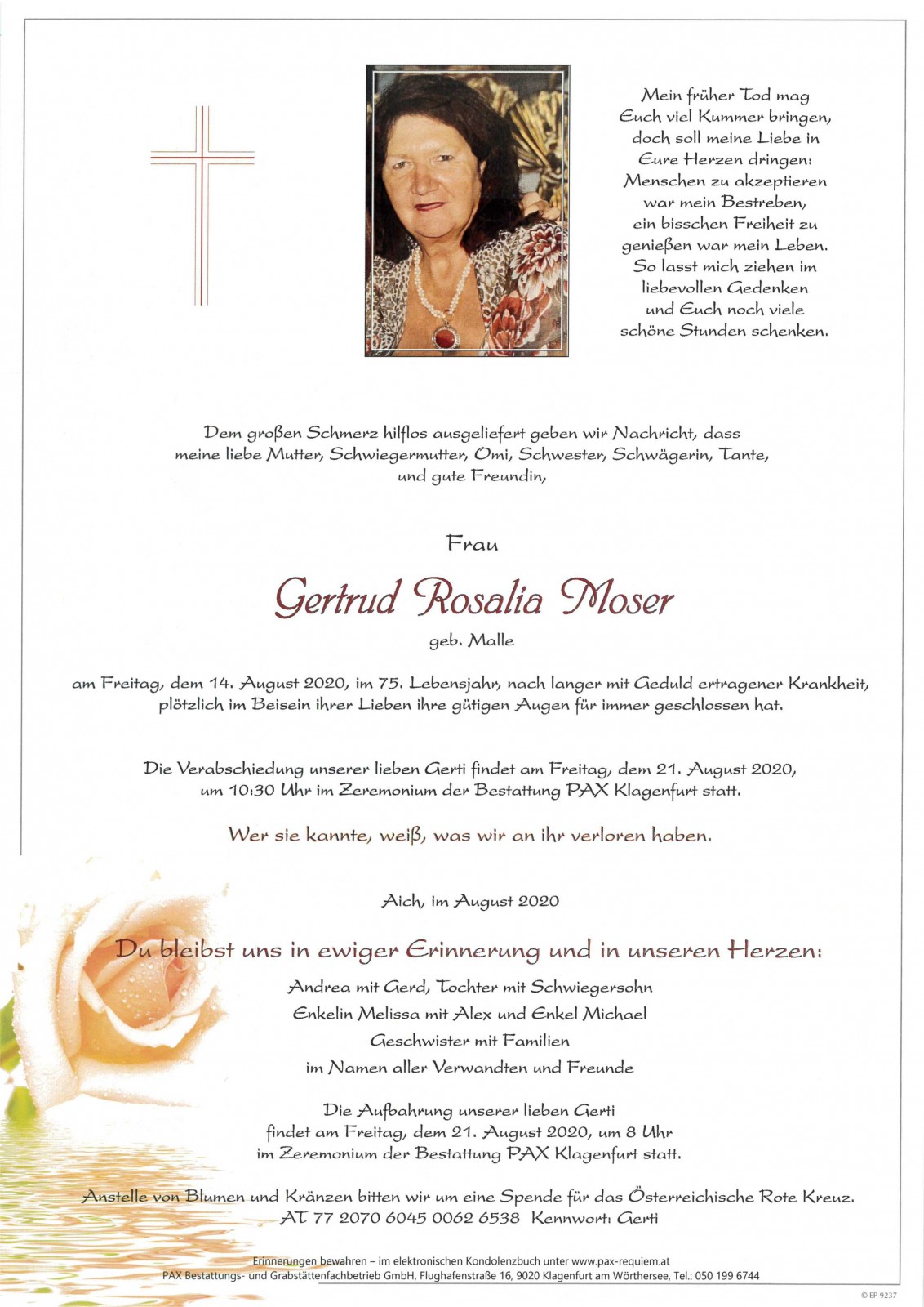 Parte Gertrud Rosalia Moser