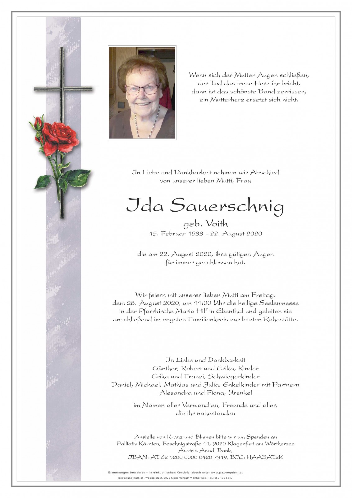 Parte Ida Maria Sauerschnig